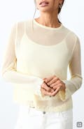 MANGO TEEN Open Stitch Sweater