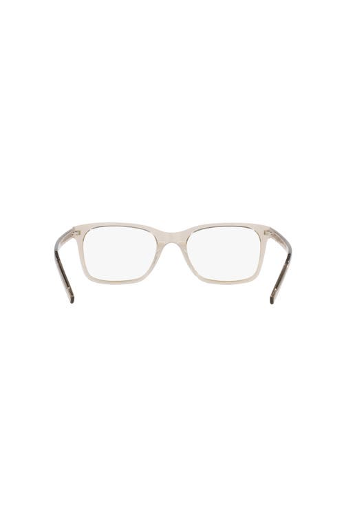 Saint Laurent 54mm Rectangle Optical Glasses In Neutral