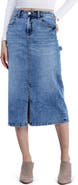 Wash Lab Denim Unity Utility Denim Skirt