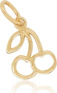 The Lovery Fine Jewelry Mini Gold Cherry Charm