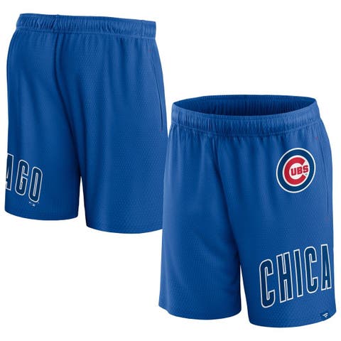 Men's Fanatics Branded  Royal Chicago Cubs Clincher Mesh Shorts