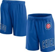 FANATICS Men's Fanatics Branded  Royal Chicago Cubs Clincher Mesh Shorts