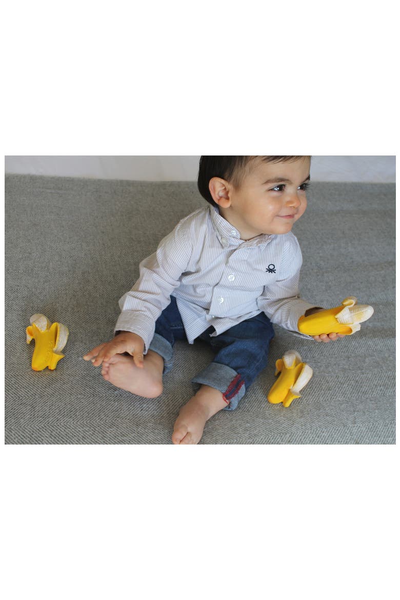 Oli and Carol Ana Banana Teething Toy, Alternate, color, NO COLOR