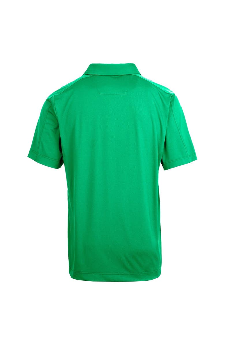 Cutter & Buck Kelly Green Marshall Thundering Herd Primary Team Logo Prospect Textured Stretch Polo, Alternate, color, Kelly Green