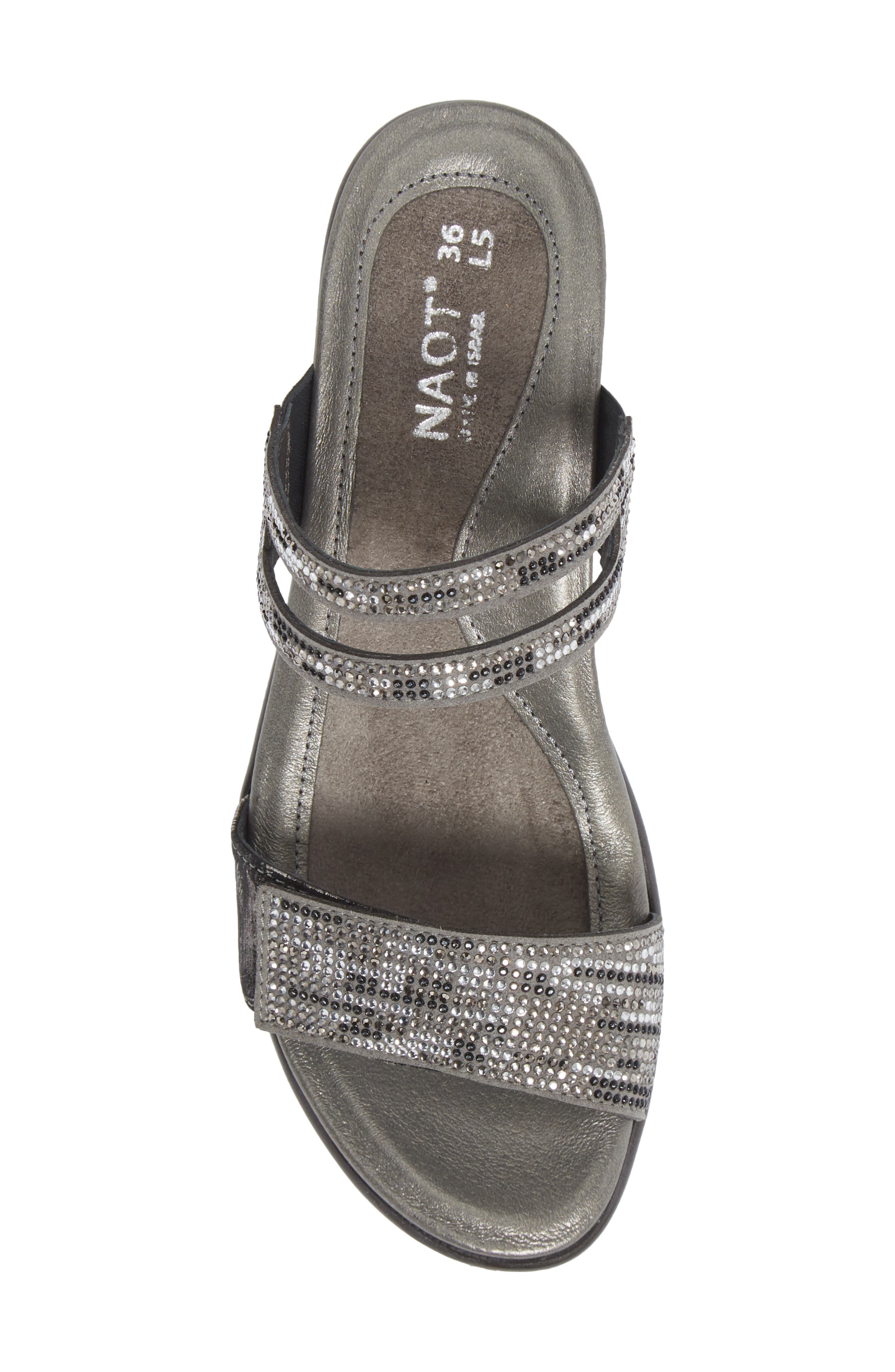 Naot Temper Embellished Slide Sandal, Alternate, color, 