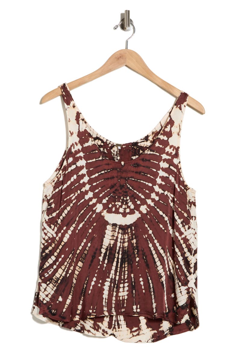 Nari Satin Tank, Main, color, SEPIA NEXUS WASH