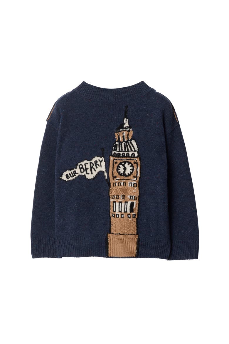 Big Ben Wool Sweater, Main, color, Storm blue
