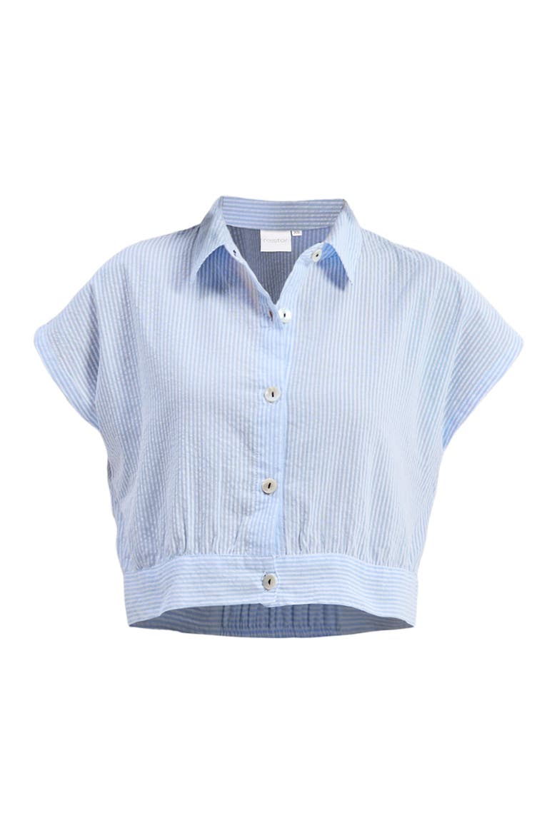 Oversized Crop Shirt, Alternate, color, Linear Rhythm