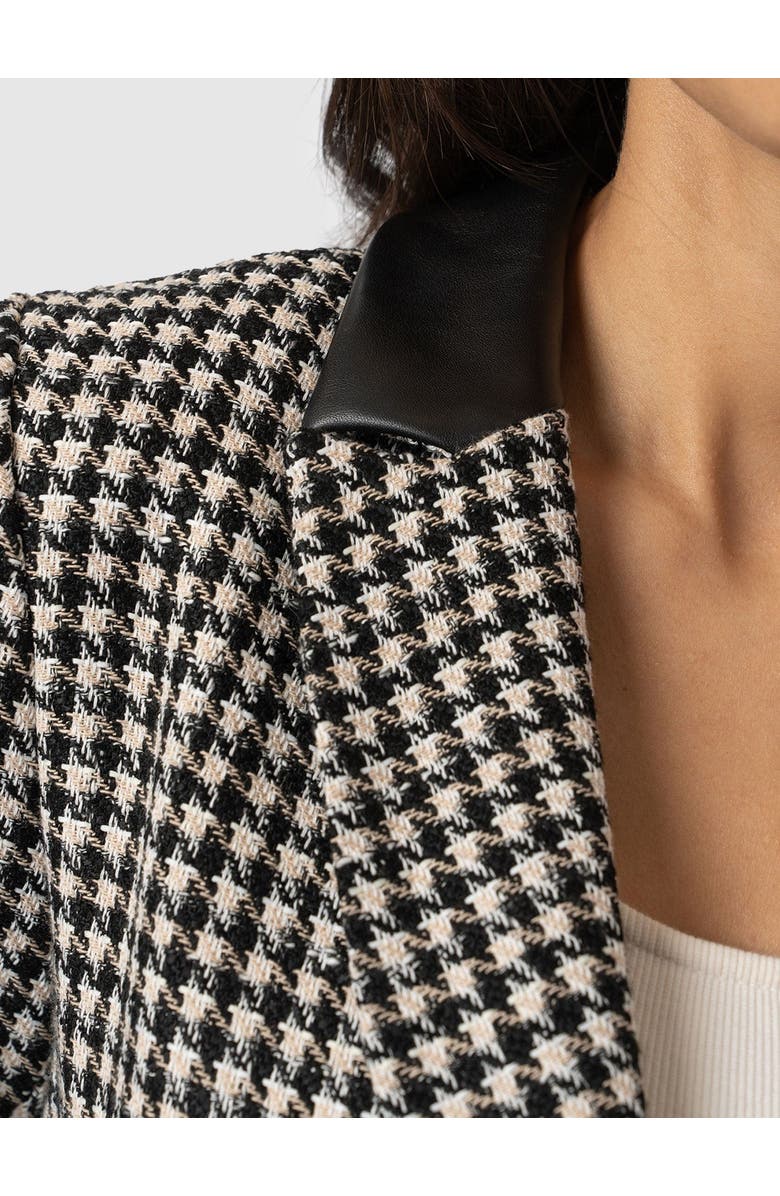 Saint + Sofia Cambridge Blazer, Alternate, color, Houndstooth