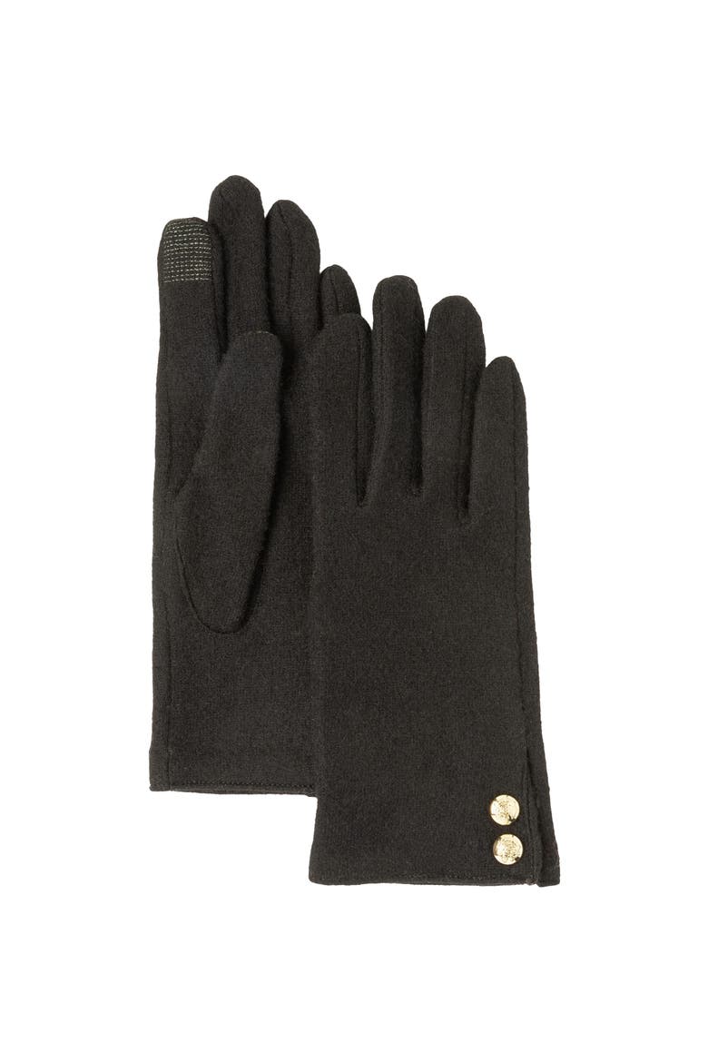 2 Button Cashmere Blend Touch Glove, Alternate, color, Black