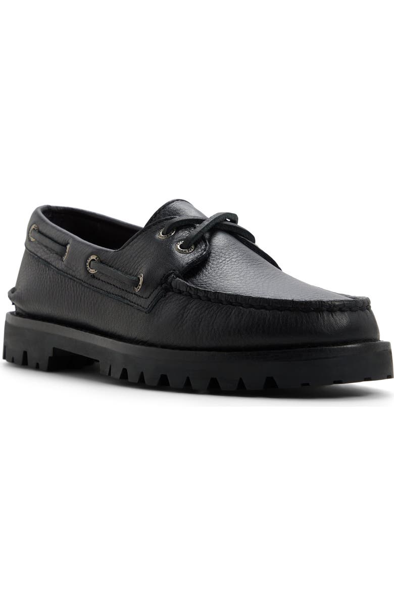 Sperry Authentic Original Lug Boat Shoe, Main, color, Black