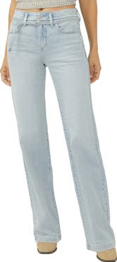 Silver Jeans Co. Avery Curvy Fit Belted Trouser Jeans