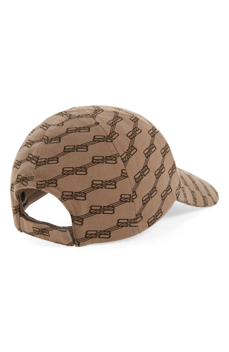 Balenciaga BB Monogram Baseball Cap, Alternate, color, 