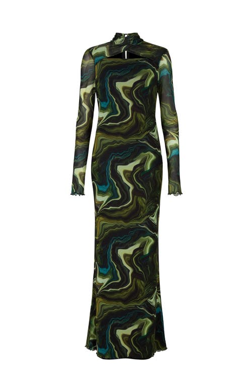 Daska Nasira Dress In Abstract Print