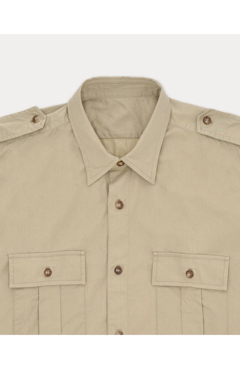 Fortela Sahara Cotton Overshirt, Alternate, color, Beige