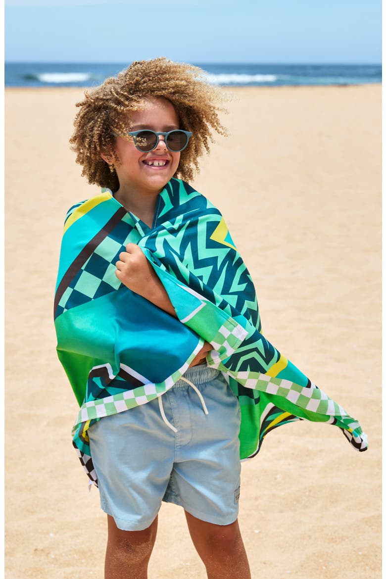 Kids' Towel, Alternate, color, TIDE SKATER
