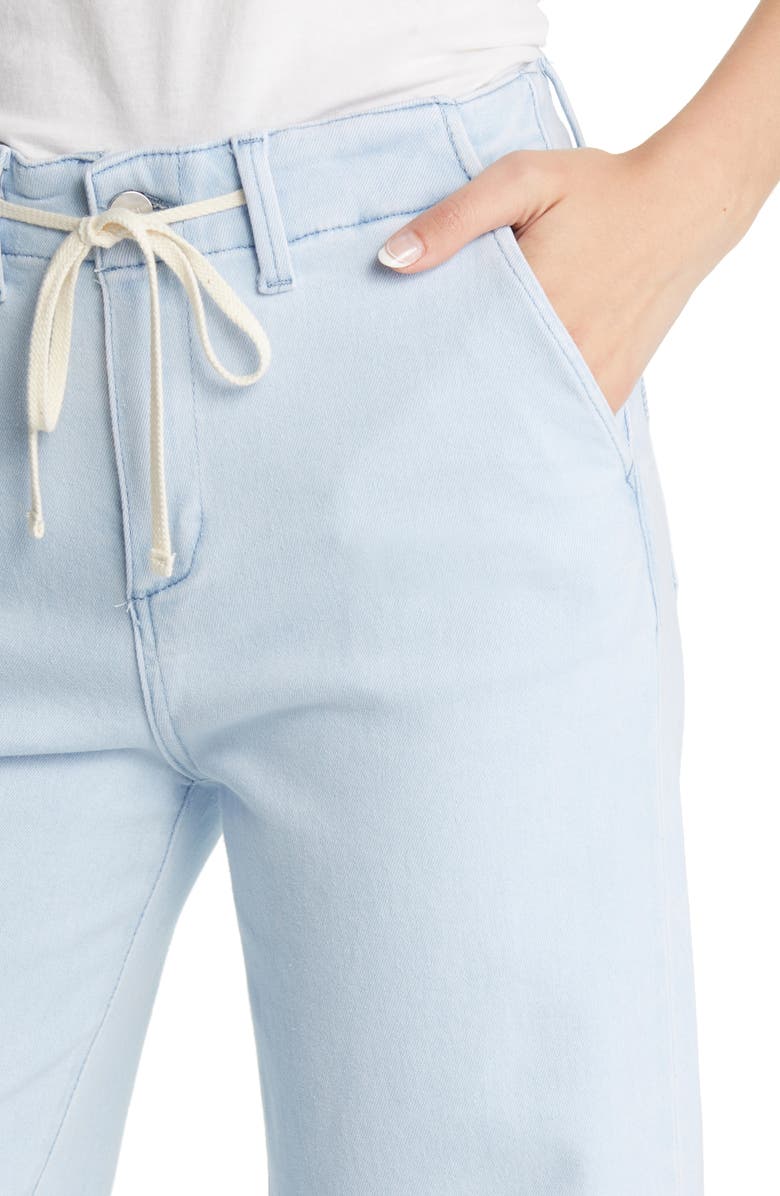 PAIGE Carly High Waist Ankle Wide Leg Jeans, Alternate, color, Kokomo