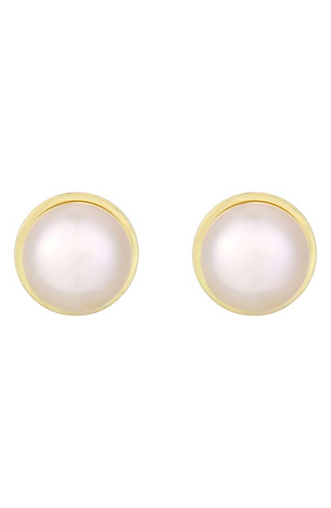Freshwater Pearl Stud Earrings