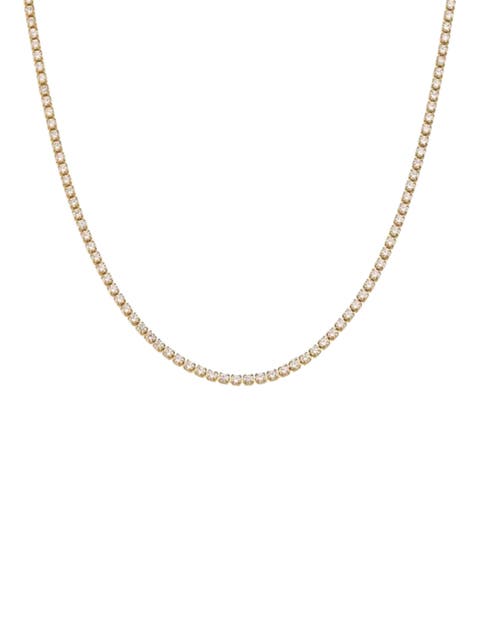 Moonlit Tennis Necklace with AAAAA Cubic Zirconia