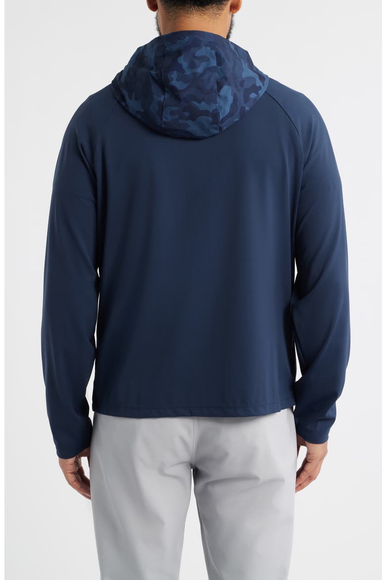 Hybrid Quarter Zip Golf Hoodie, Alternate, color, TWILIGHT CAMO