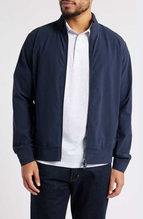 Save The Duck Tulio Front Zip Water Resistant Jacket In Navy Blue