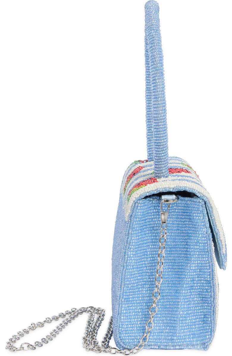 Collection XIIX Beaded Striped Strawberry Top Handle Bag, Alternate, color, Multi