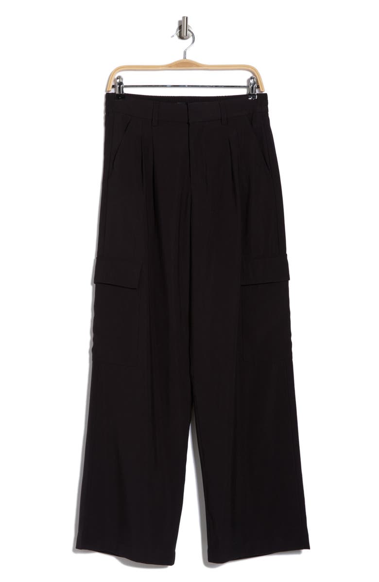 Sanctuary Posh Cargo Pants, Alternate, color, Black