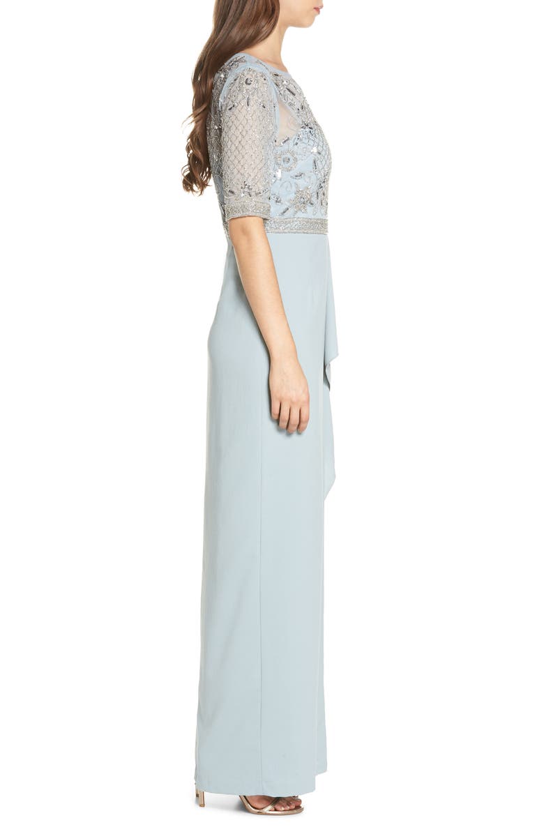 Adrianna Papell Beaded Gown, Alternate, color,