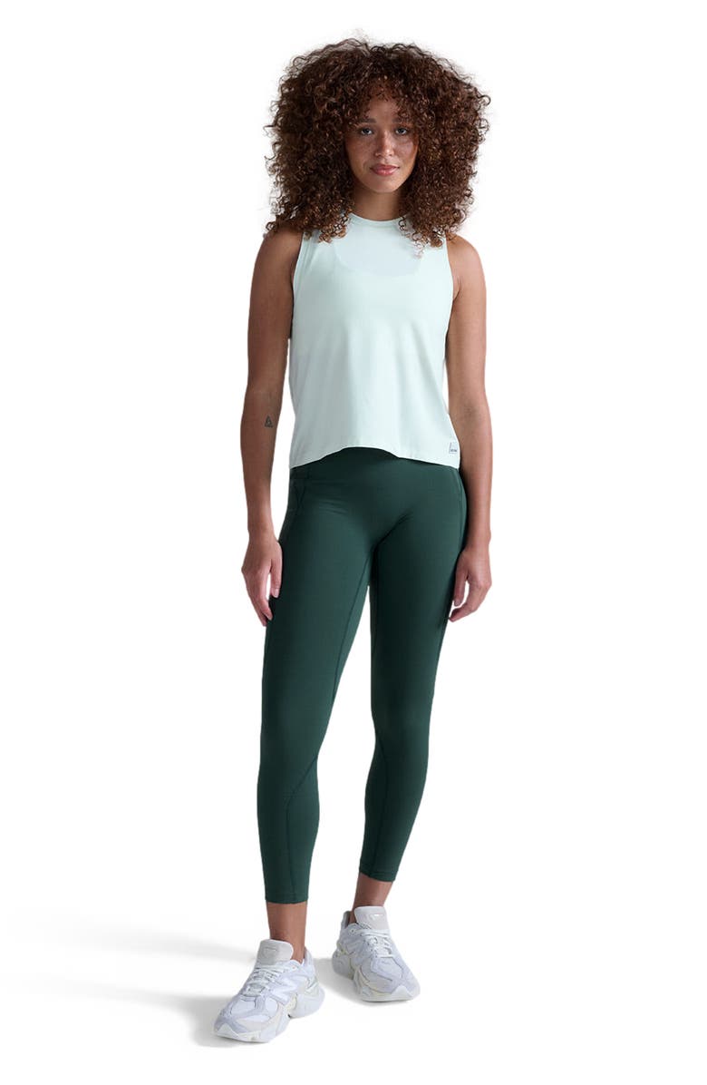 2XU Form Soft Jersey Relaxed Tank, Alternate, color, Mint Dust/White