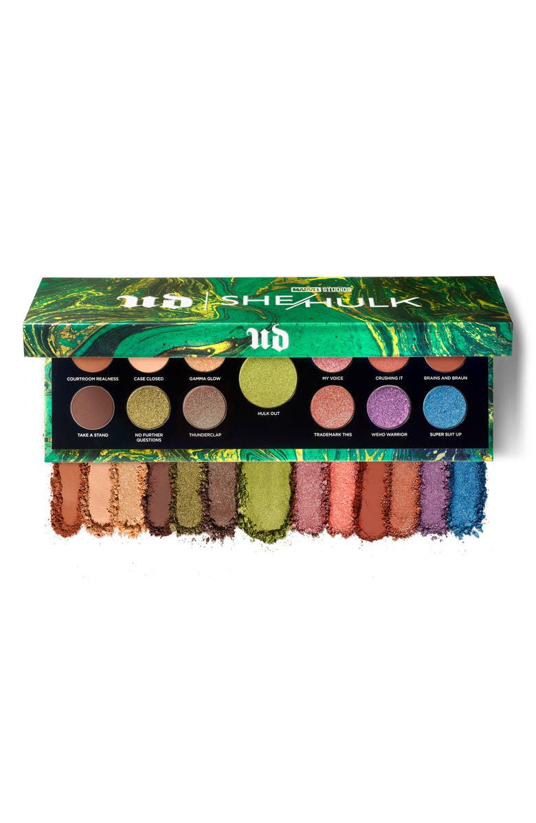 Urban Decay x Marvel Studios' She-Hulk Eyeshadow Palette, Main, color, 