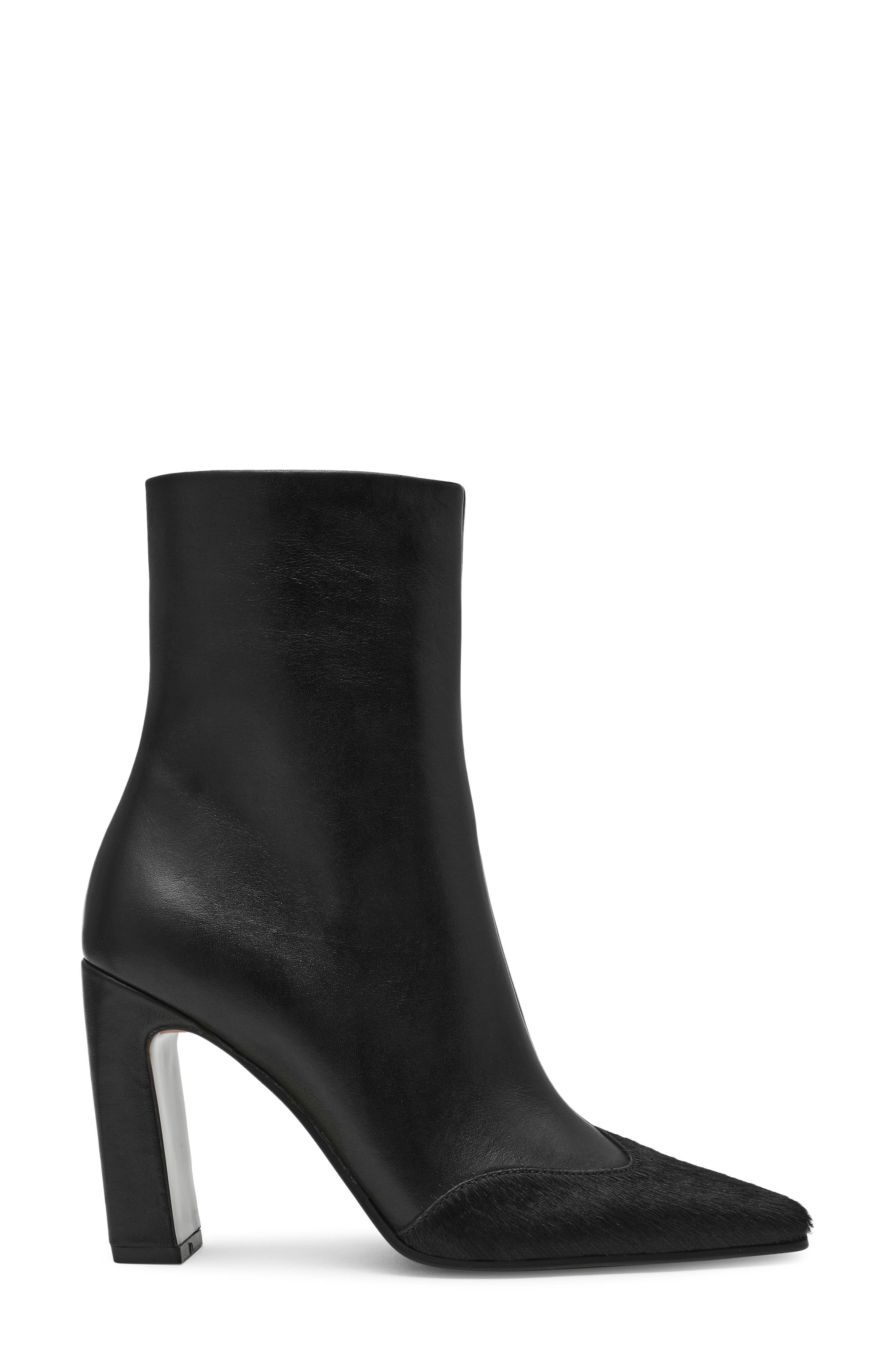 Steve Madden Lyle Cap Toe Bootie, Alternate, color, Black/ Black