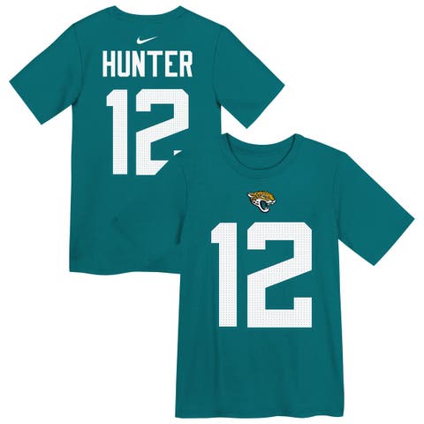 Preschool Nike Travis Hunter Teal Jacksonville Jaguars Player Name & Number T-Shirt