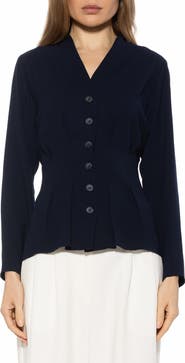 Alexia Admor Amaris Cinched Waist Button-Up Shirt