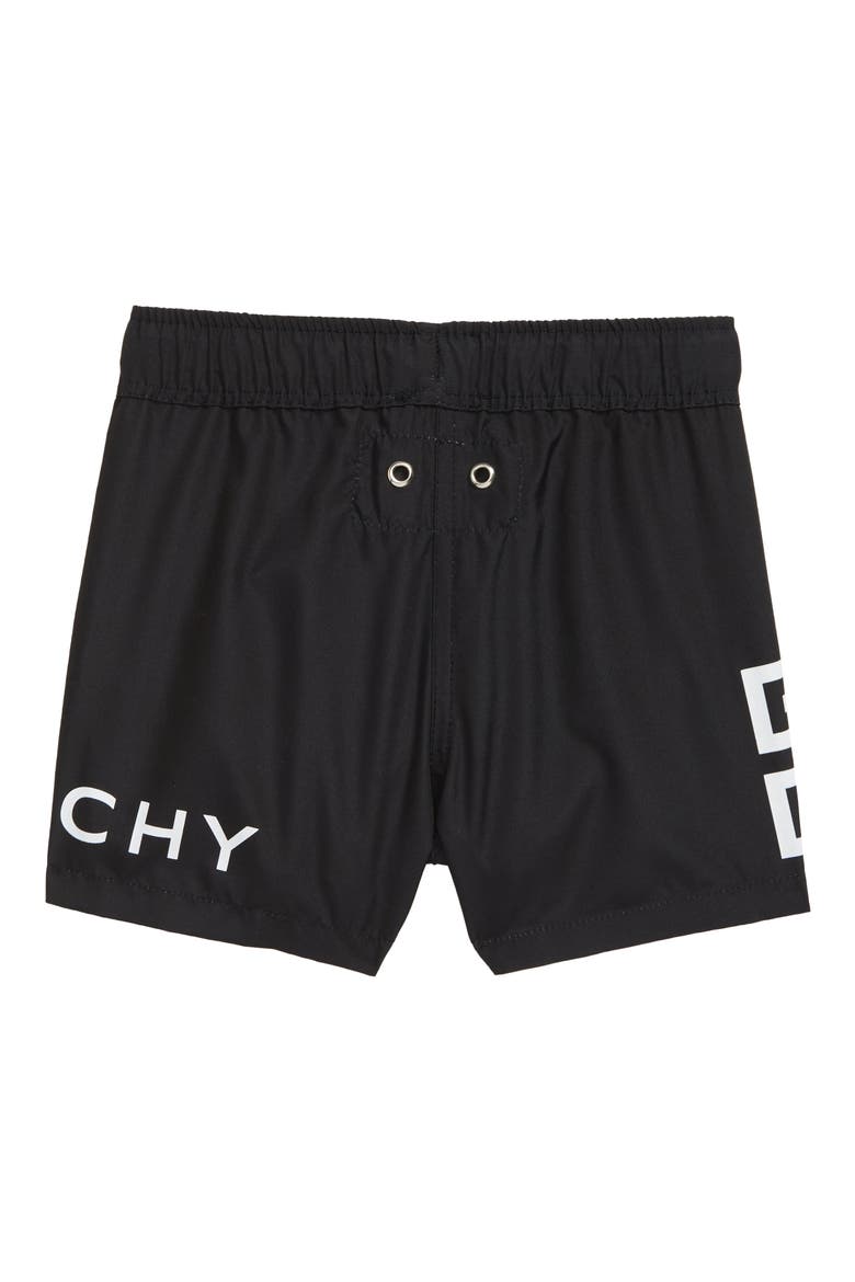 Kids' Logo Swim Trunks, Alternate, color, 09B BLACK