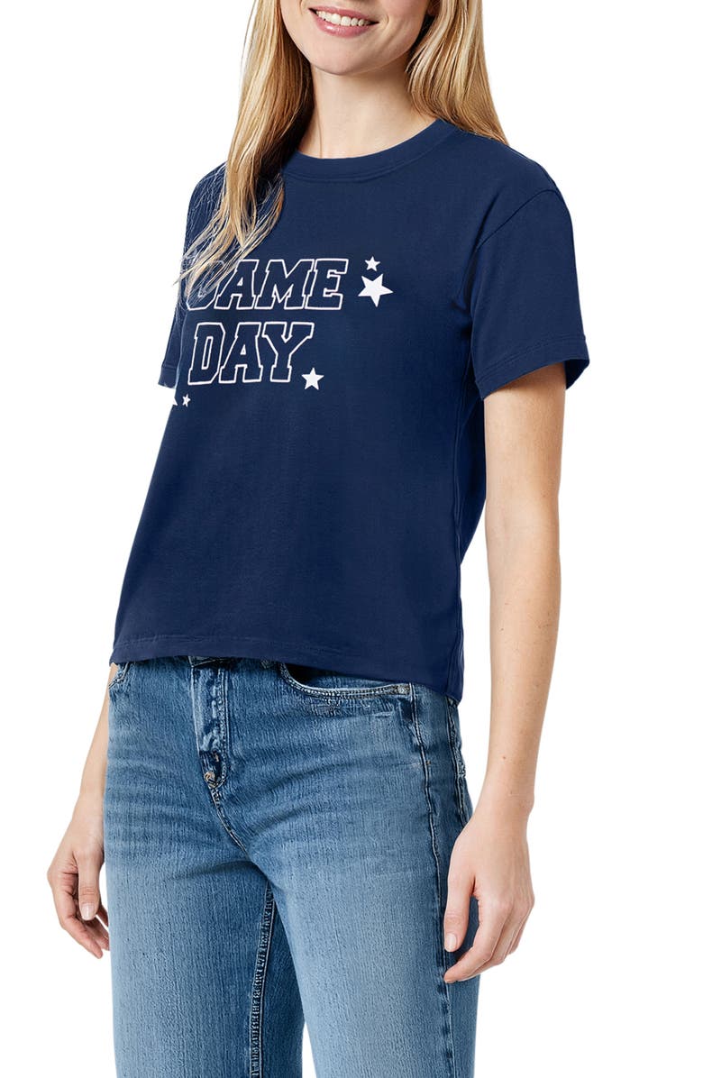 Wildfox Jamie Game Day Graphic T-Shirt, Alternate, color, Peacoat