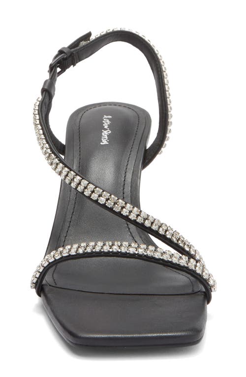 & Other Stories Malou Crystal Strappy Sandal In Black