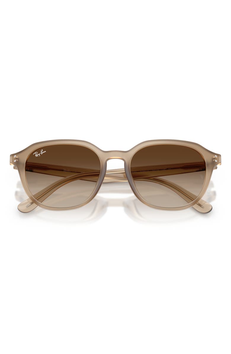 Ray-Ban 54mm Gradient Square Sunglasses, Alternate, color, Turtledove