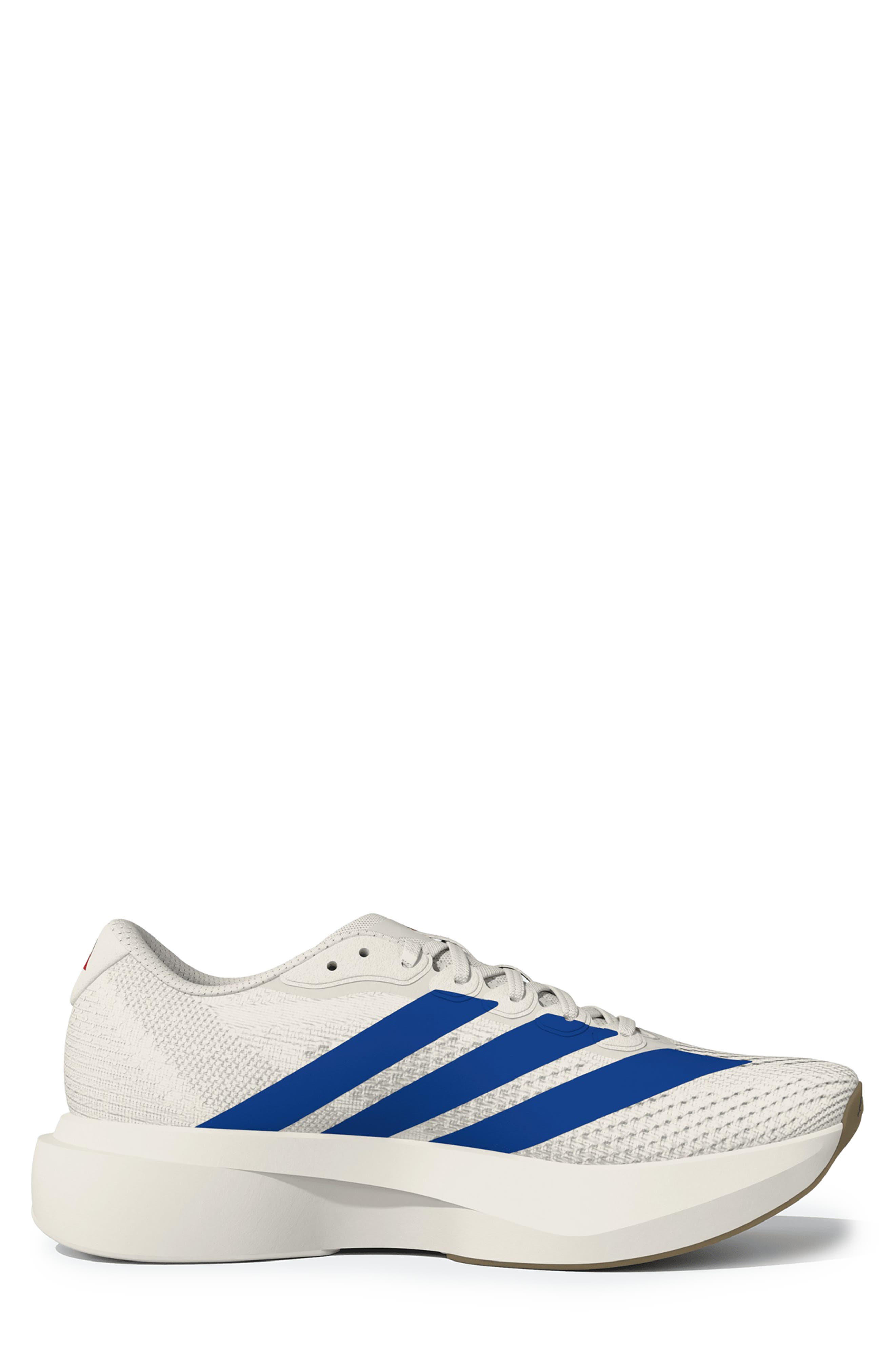 Adizero Pacer Sneaker, Alternate, color, WHITE/ ROYAL BLUE/ RUBY