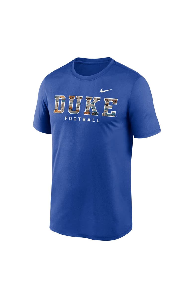 Nike Men's Nike Royal Duke Blue Devils Alternate Wordmark Legend T-Shirt, Alternate, color,