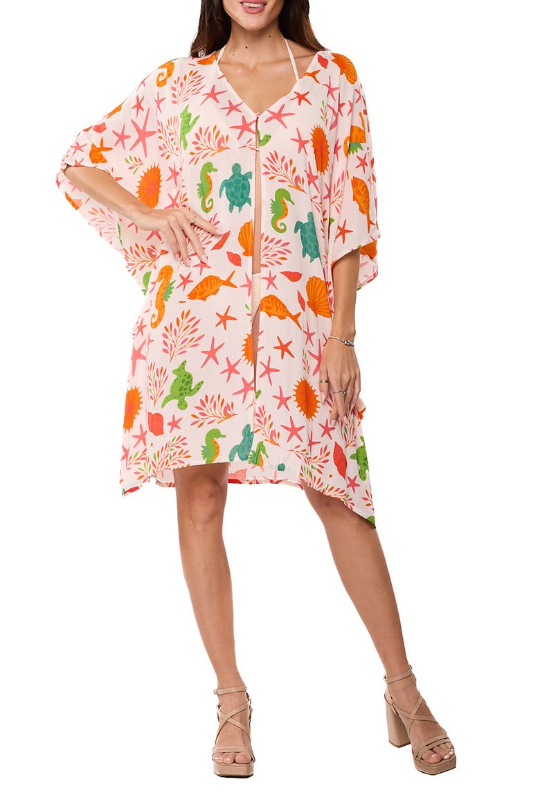 Cover-Up Duster, Main, color, CORAL