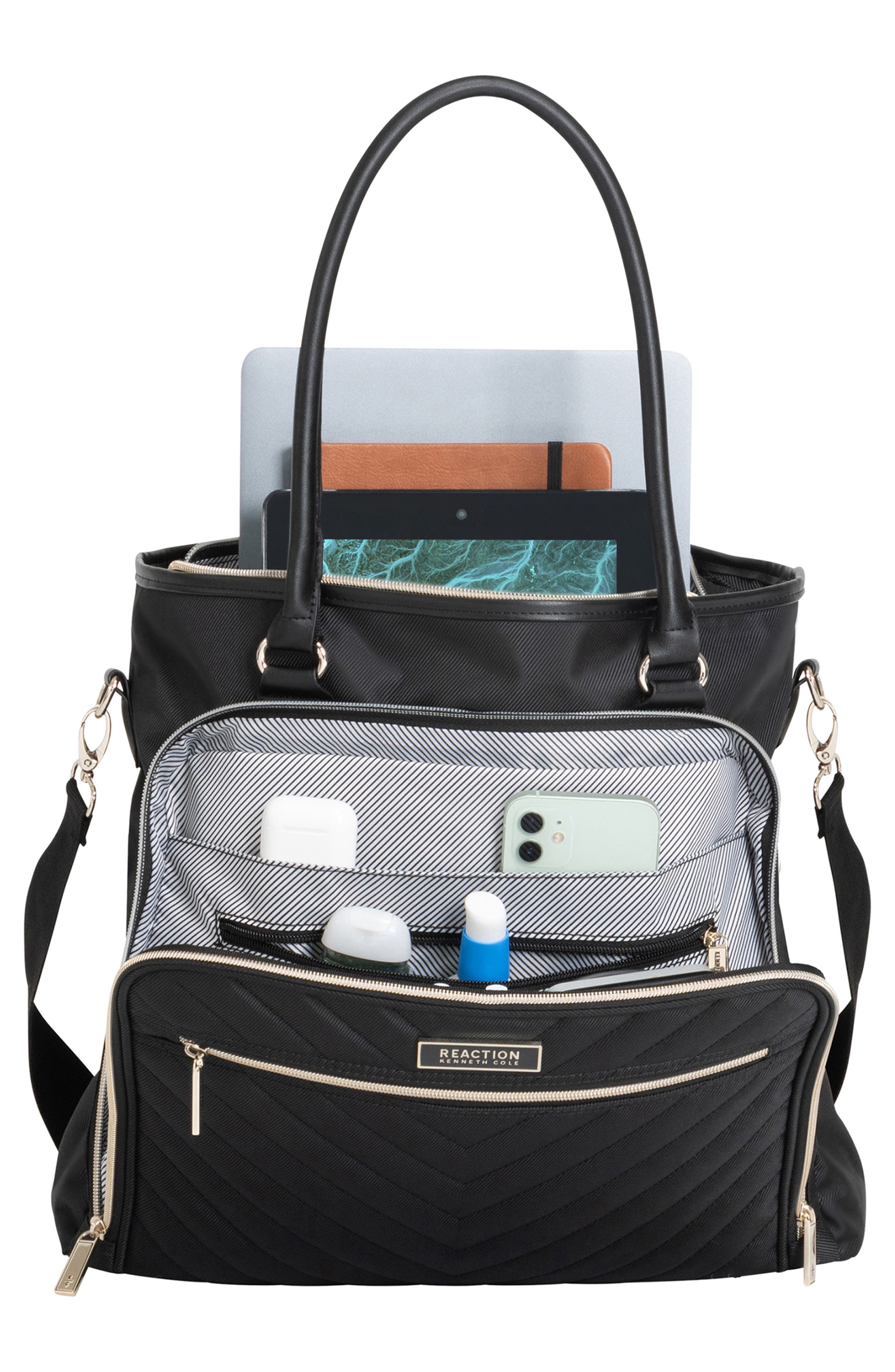 Kenneth Cole Chelsea Travel Two-Piece Set, Alternate, color, Black