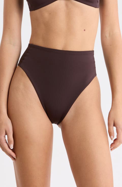 Hi Hi High Cut Cheeky Bikini Bottoms