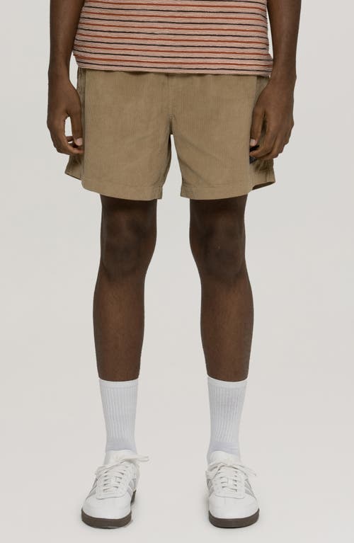 Maui & Sons Camp 84 Corduroy Walking Shorts in Tan  product