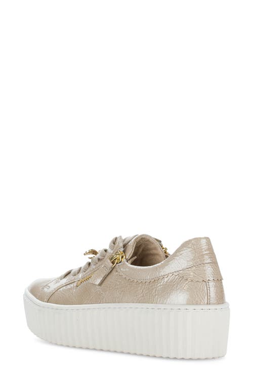 Gabor Platform Sneaker In Neutral
