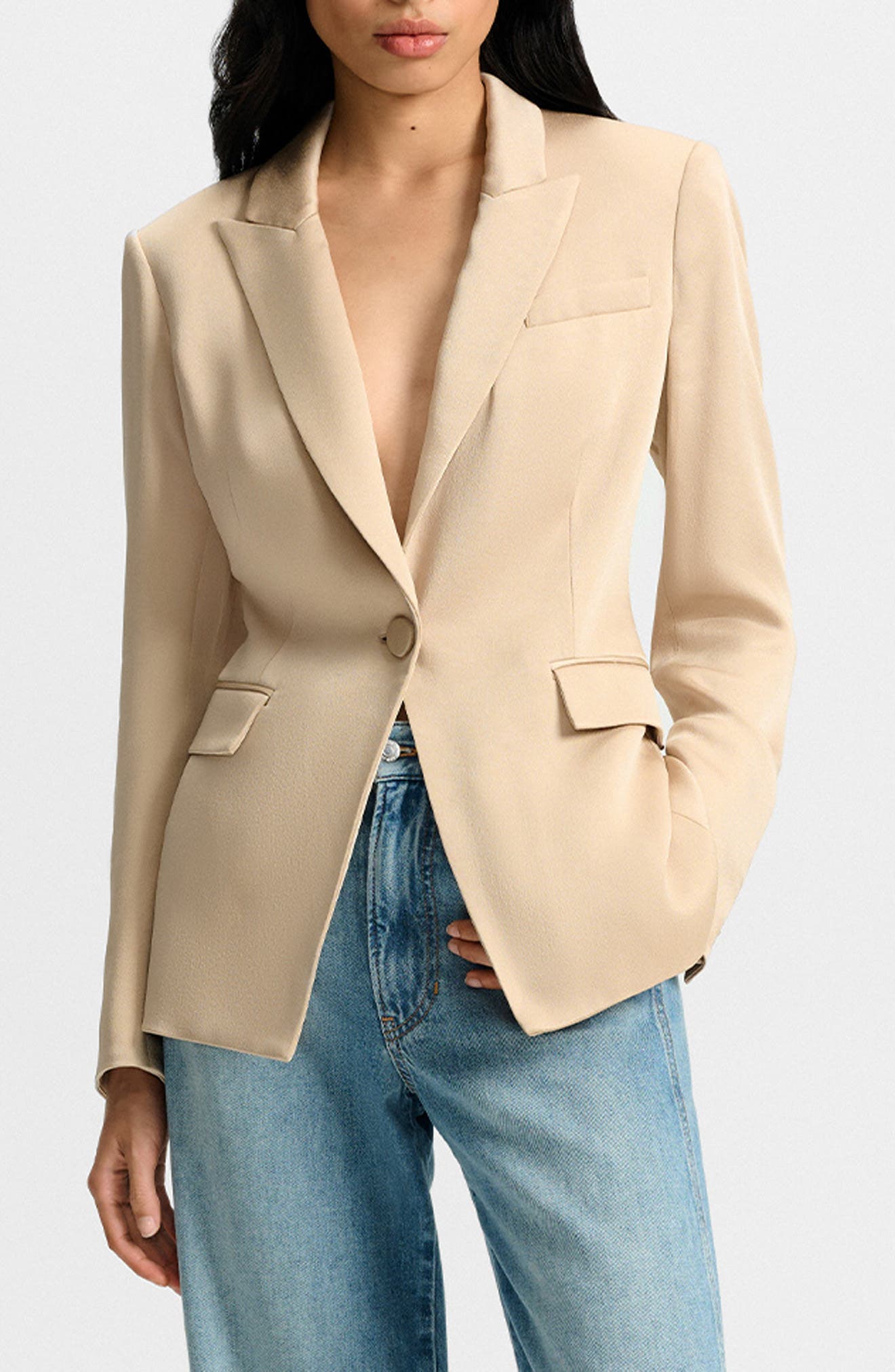 Veronica Beard Long & Lean Dickey Jacket