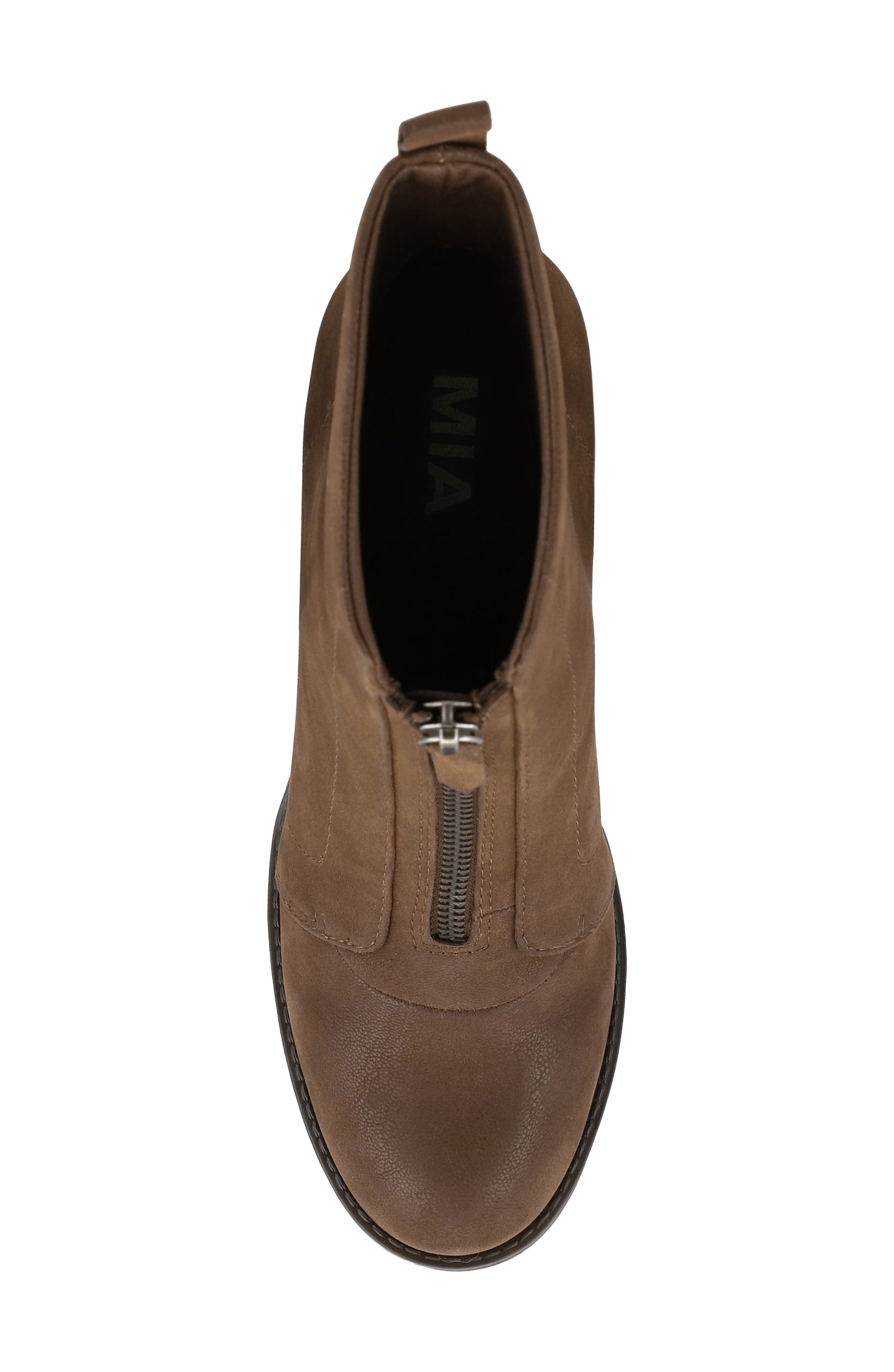 Fabiola Front Zip Boot, Alternate, color, COGNAC