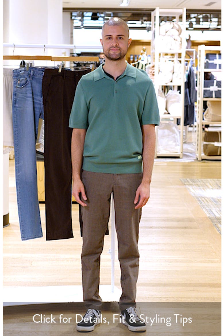 Short Sleeve Organic Cotton Polo Sweater video