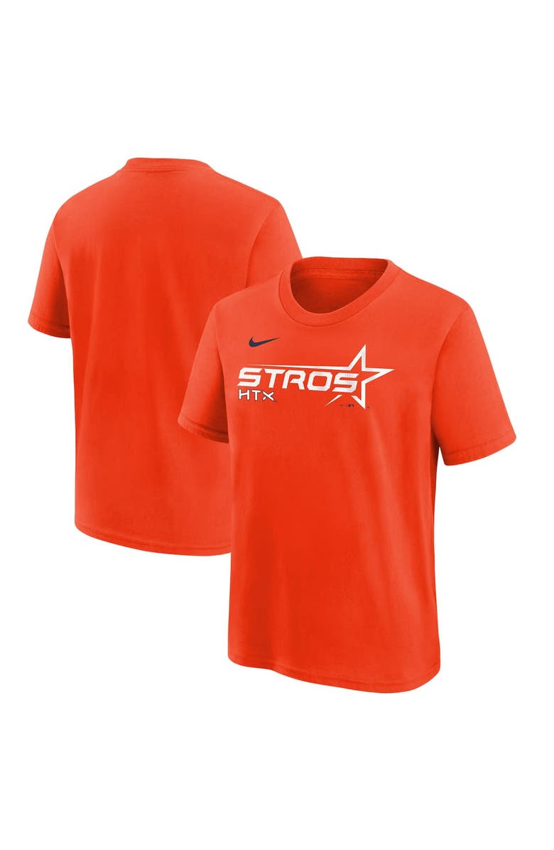 Nike Youth Nike Orange Houston Astros 2025 City Connect Wordmark T-Shirt, Alternate, color, Orange