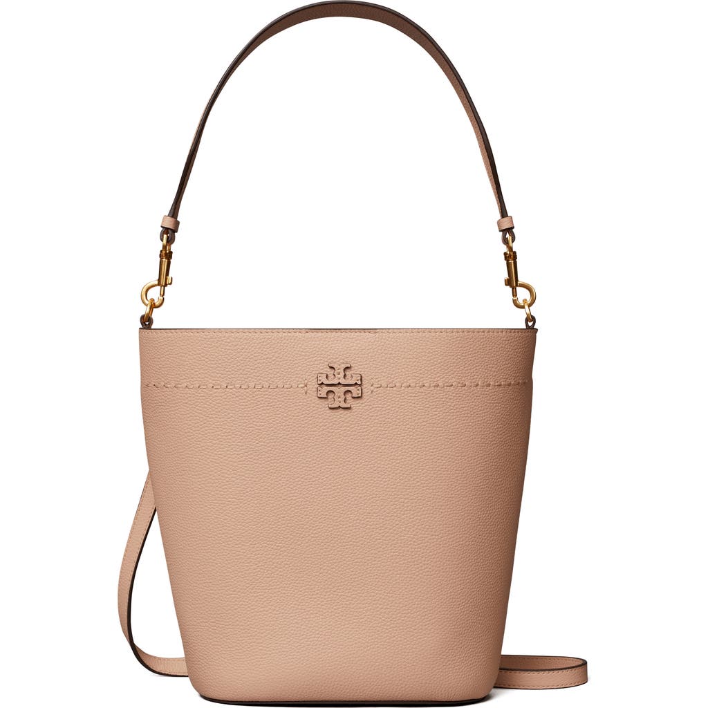 Tory Burch Mcgraw Leather Bucket Bag