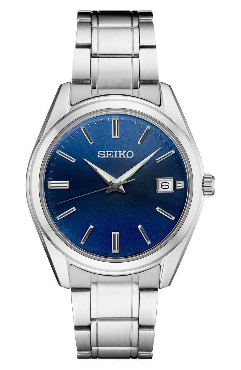 SEIKO WATCHES Essentials Bracelet Watch, 40.2mm, Main, color, Blue